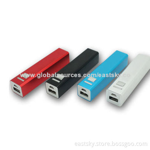 2800mAh Universal Aluminum Charger with 5V/1A OutputNew